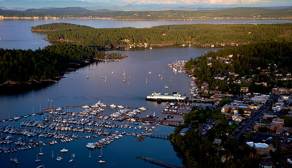 Last Light on Friday Harbor