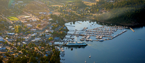 Evening Glow on Friday Harbor