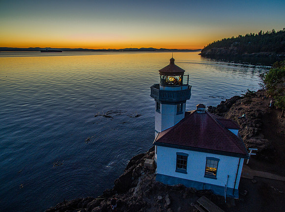 Lime Kiln Sunset