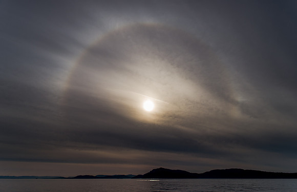 Afternoon Halo around the Sun