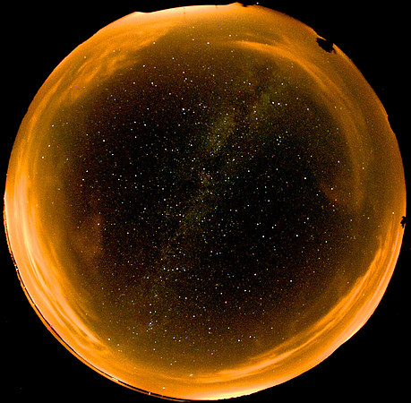 180 Degree Night Sky over Friday Harbor