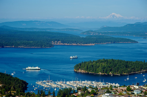 Two Ferries at Friday Harbor