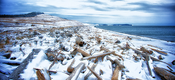 Snow on South Beach