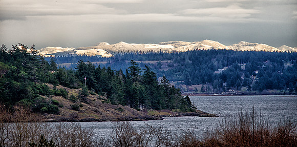 Looking East from Friday Harbor Airport