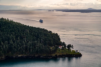 Spirit Of Vancouver Island, Approaching The Turn Point Lighthouse