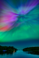 Northern Lights Looking South with Corona - 10 May 2024