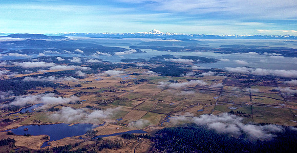 Mt. Baker over San Juan Valley