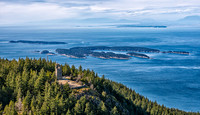 Spring Day  with Mt. Constitution, Sucia, and Patos Islands.