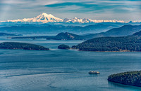 Ferry Turning with Mt. Baker