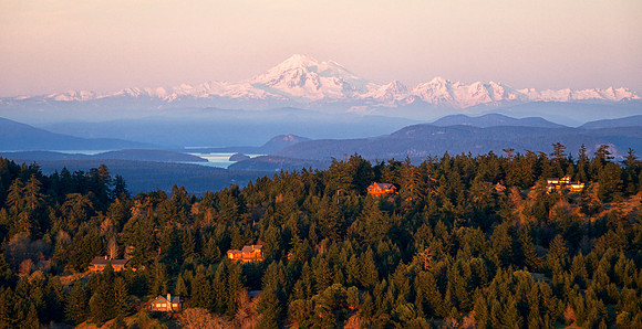 Mt. Baker over Mt Dallas