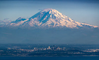 Little Seattle Under Huge Rainier