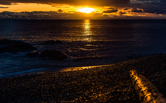Christmas Sunset at South Beach