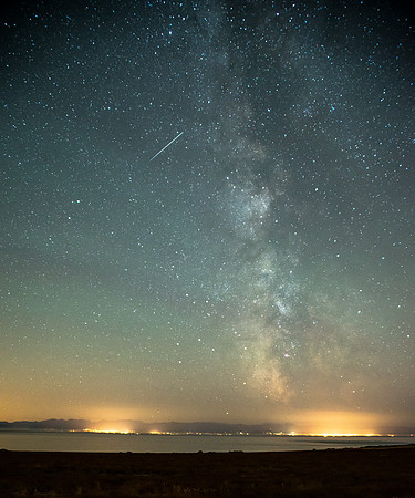 Milky Way over Port Angeles, WA