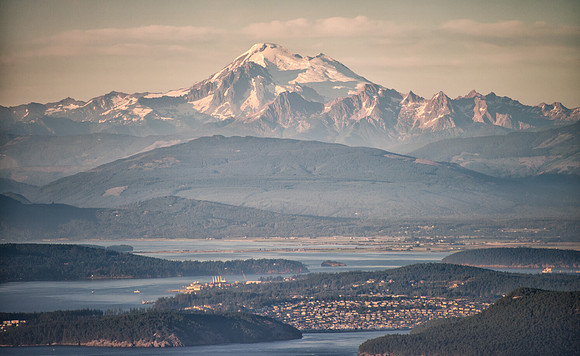 Mount Baker over Anacortes