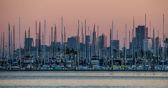 Two San Francisco Skylines