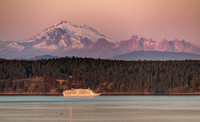 Mt. Baker with the American Constellation and Orca!
