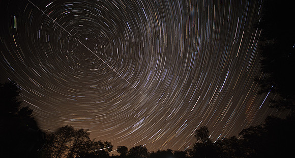 ISS Passing Under Polaris
