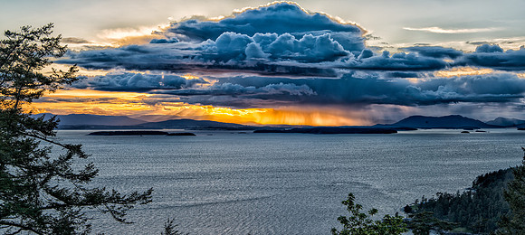 Storm Clouds over Vancouver Island