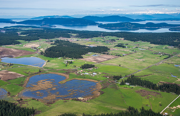 Mt Baker and the Heart of Lopez Island