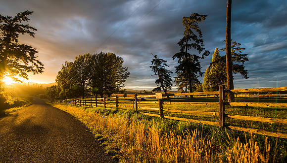 False Bay Farm Sunset