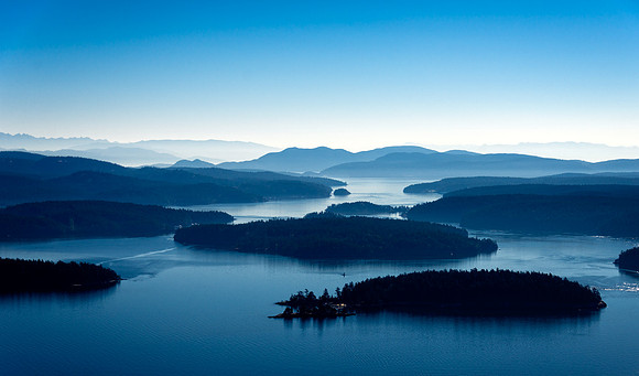 50 Shades of Blue in the San Juan Islands