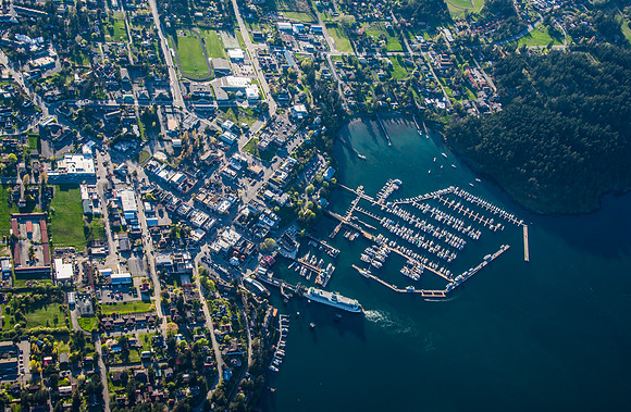 Directly Above Friday Harbor
