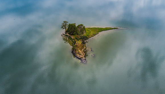 Floating Island in Mitchell Bay