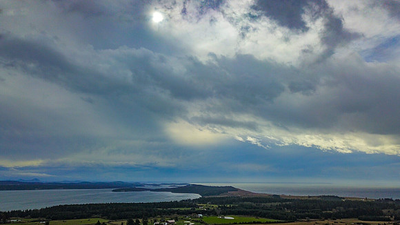 Storm a brewing over Cattle Point