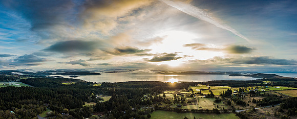 Morning Breaking Over San Juan Island
