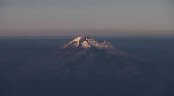Koma Kulshan Peaking Above the Smoke