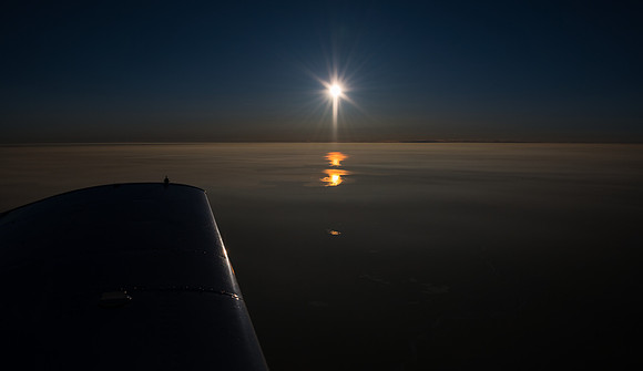 High Above the Haze over the Salish Sea