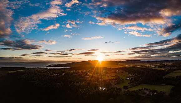 Sunset Over San Juan Island