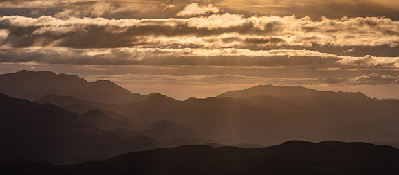 Sunset Clouds over the Olympic Peninsula