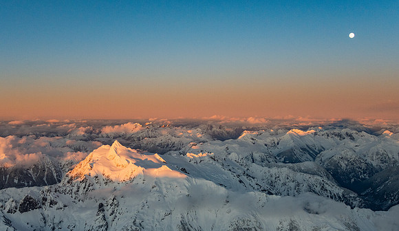 Mt. Shuksan and the Worm Moon