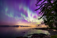 Northern Lights over Stuart Island Looking North 02 - 10 May 2024