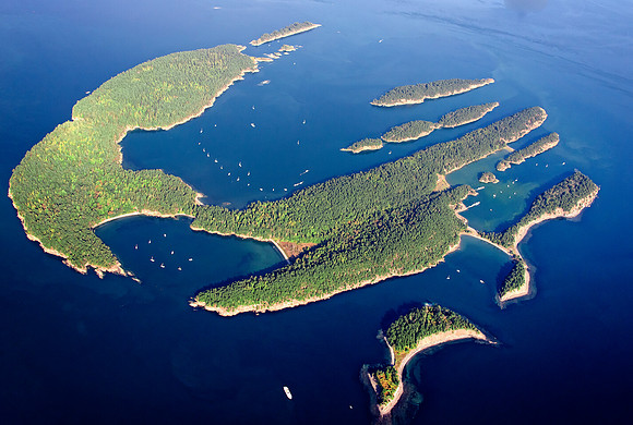 Sucia Island Aglow in the Afternoon Light