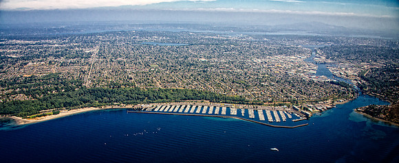Looking Across Shilshole Bay to Lake Union