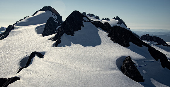 Snow Fields on Mount Olympus, Olympic National Park